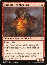 Burning-Fist Minotaur - Foil