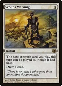 Scout's Warning - Foil