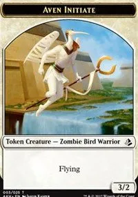 Aven Initiate // Snake Double-Sided Token
