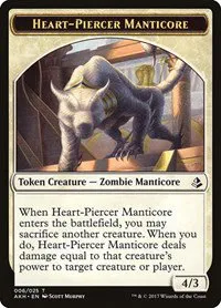 Heart-Piercer Manticore Token - Normal Heart Piercer Manticore