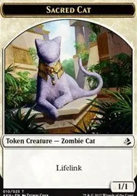 Sacred Cat // Insect Double-Sided Token