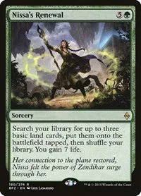Nissa's Renewal - Foil