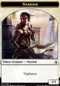 Warrior // Labyrinth Guardian Double-Sided Token