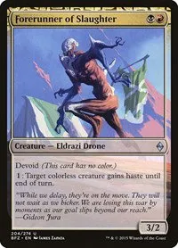 Forerunner of Slaughter - Foil