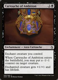 Cartouche of Ambition - Foil