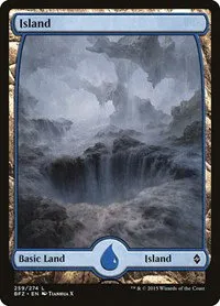 Island (259) - Full Art - Foil