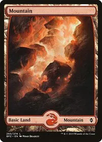 Mountain (265) - Full Art - Normal Mountain 265 Full Art