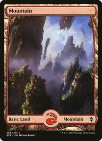 Mountain (266) - Full Art - Foil