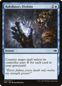 Rakshasa's Disdain - Foil