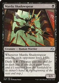 Mardu Shadowspear - Foil