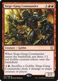 Siege-Gang Commander - Foil