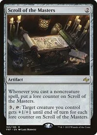 Scroll of the Masters - Foil