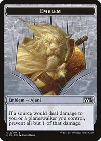 Emblem - Ajani Steadfast - Normal Emblem Ajani Steadfast
