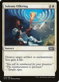 Solemn Offering - Foil