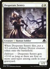 Desperate Sentry - Foil