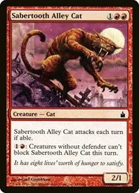 Sabertooth Alley Cat - Foil
