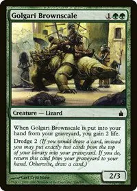 Golgari Brownscale - Foil