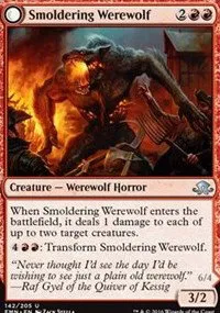 Smoldering Werewolf - Foil