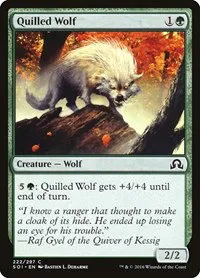 Quilled Wolf - Foil