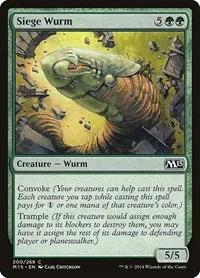 Siege Wurm - Foil