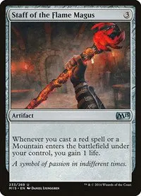 Staff of the Flame Magus - Foil