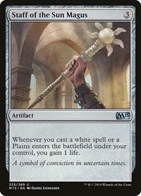 Staff of the Sun Magus - Foil