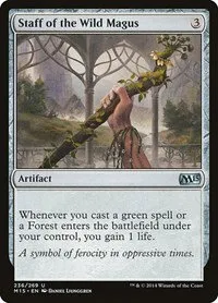 Staff of the Wild Magus - Foil