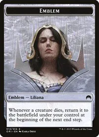 Emblem - Liliana, Defiant Necromancer - Normal Emblem Liliana Defiant 