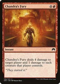 Chandra's Fury - Foil