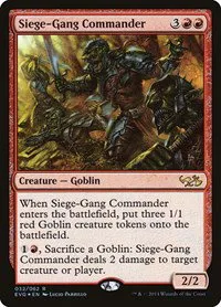 Siege-Gang Commander - Foil Siege Gang Commander