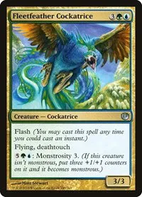 Fleetfeather Cockatrice - Foil
