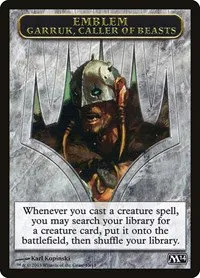 Emblem - Garruk, Caller of Beasts - Normal Emblem Garruk Caller Of