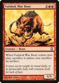 Vulshok War Boar - Foil