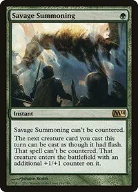 Savage Summoning - Foil