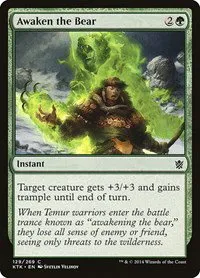 Awaken the Bear - Foil