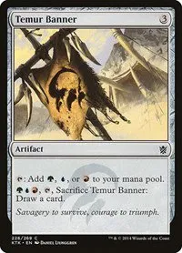 Temur Banner - Foil