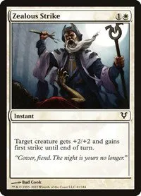 Zealous Strike - Foil