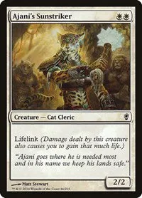 Ajani's Sunstriker - Foil