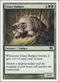 Giant Badger - Foil