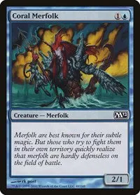 Coral Merfolk - Foil