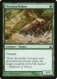 Charging Badger - Foil