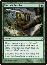 Mortal's Resolve - Foil