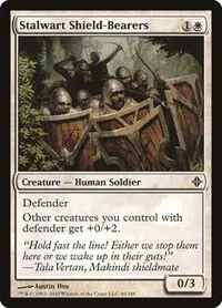 Stalwart Shield-Bearers - Foil