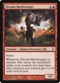 Akoum Battlesinger - Foil