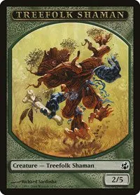 Treefolk Shaman Token - Normal Treefolk Shaman Token