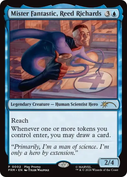 Mister Fantastic, Reed Richards - Foil Mister Fantastic Reed Ric