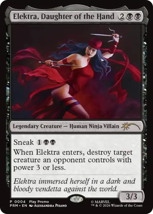 Elektra, Daughter of the Hand - Foil Elektra Daughter Of The H