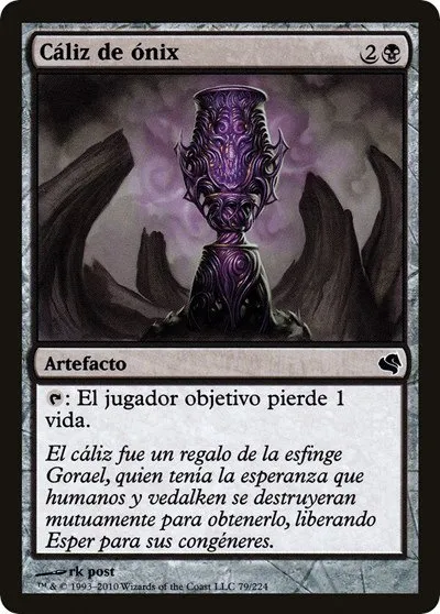 Onyx Goblet (Spanish) - "Caliz de onix"