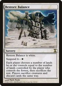 Restore Balance - Foil