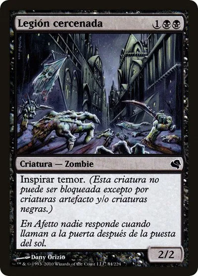 Severed Legion (Spanish) - "Legion cercenada"